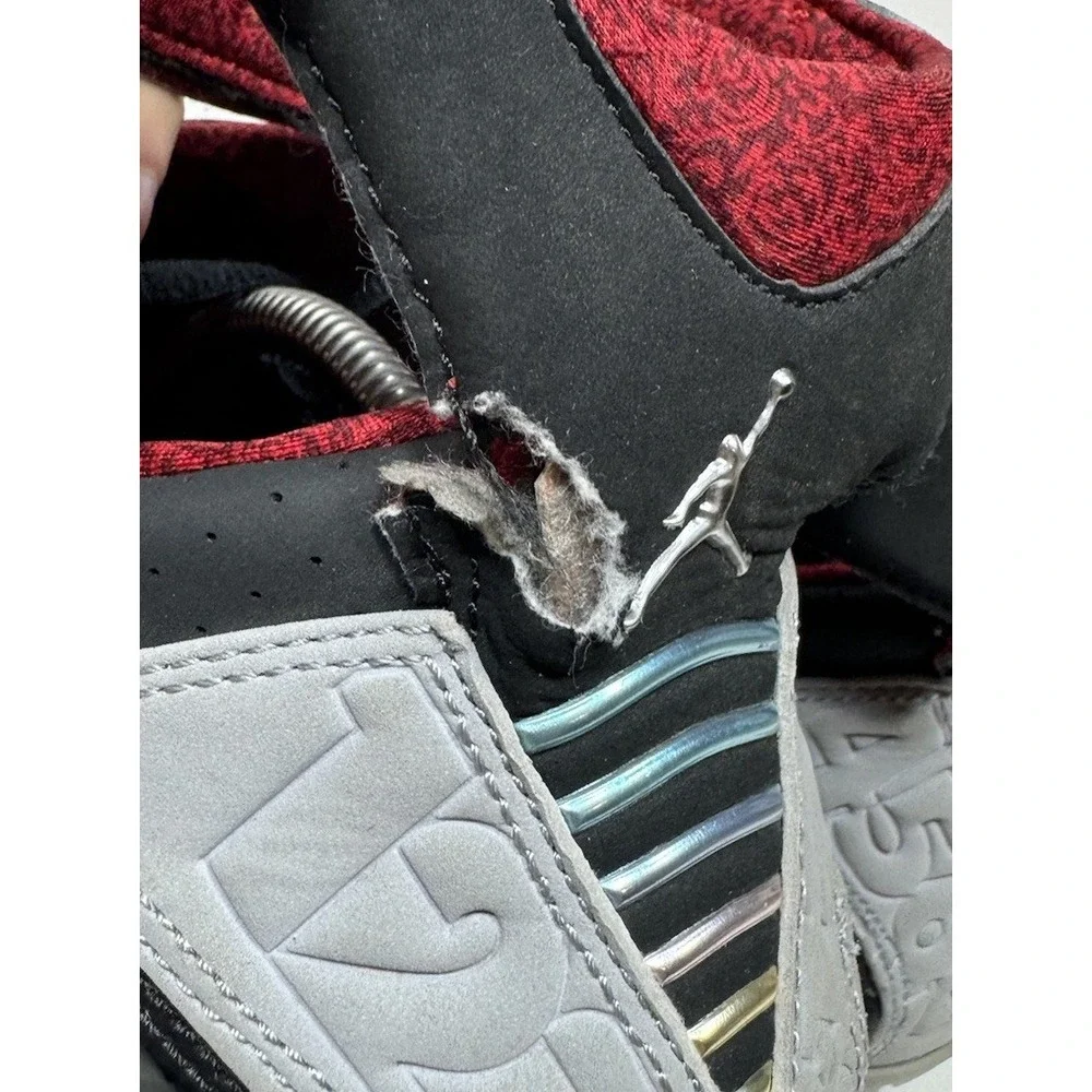 Nike Air Jordan 20 XX Retro Stealth 2015 Black Red Size 11 Sneakers 310455-002